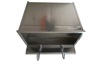 Датчик 2 станций выстукивает медицинскую нержавеющую сталь раковины мытья руки для больницы