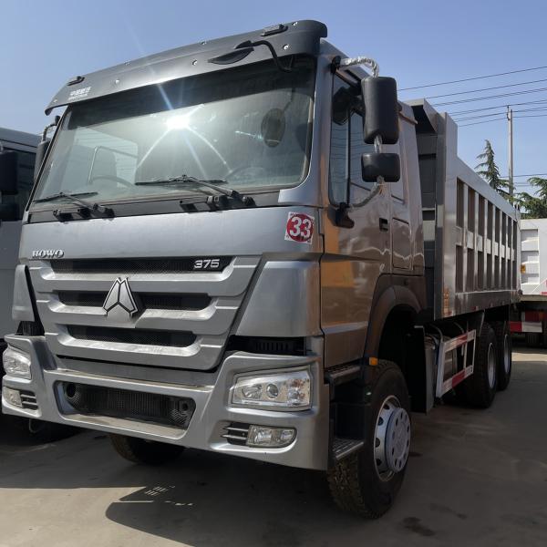 Right Hand Drive Used Sinotruk Howo Dump Truck 375 Euro 3 351-450hp In Good Condition