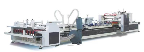 Corrugated Cardboard 15kw Folder Gluer Machine Carton Box Making