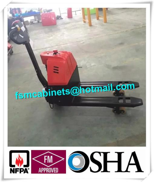 Hydraulic Trolley And Cargo Stacker , Industry Fire Resistant File Cabinet For Oil Drum
