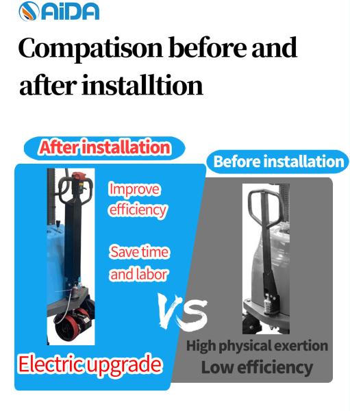 Altura de elevação de 3000 mm Empilhadeira elétrica com capacidade de carga de 2 T e motor de elevação hidráulica