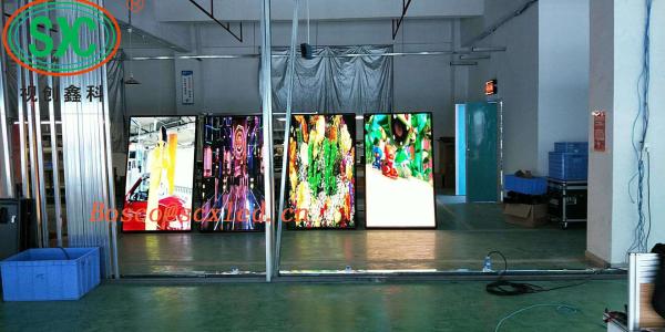 Conseil de publicité portatif de P3 LED, panneau d'affichage RVB SMD 2121 d'affiche de miroir