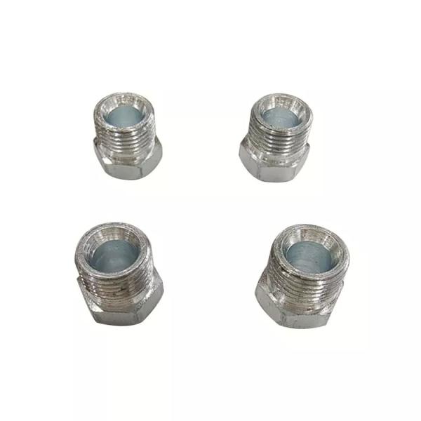 Brass / Iron / Stainless Steel Male X Female Bushing Forged Pipe Fittings 245 Metric Threaded Reducing Bushing