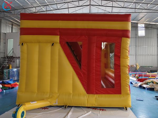 Commercial Mickey And Minnie Inflatable Bouncy House With Slides Combo Castle