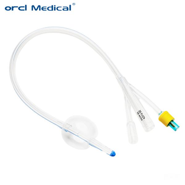 Medical Catheter Consumables  2 Way 3 Way Silicone Coated Foley Catheter For Animals Wholesale Supplier