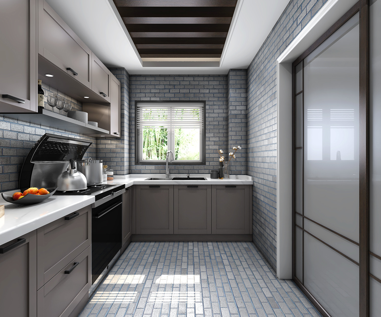 Highly ODM/OEM Modern Design Waterproof Wall Hanging Cabinet Set for Kitchen Furniture