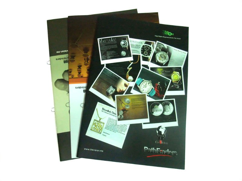 Custom Matt Lamination online brochure Full Color Booklet Printing Services design