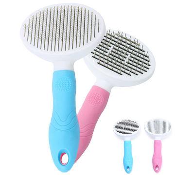 High Quality Plastic Handle Pet Brush Pet Hair Removal Grooming Products pet cleaning deshedding grooming tool