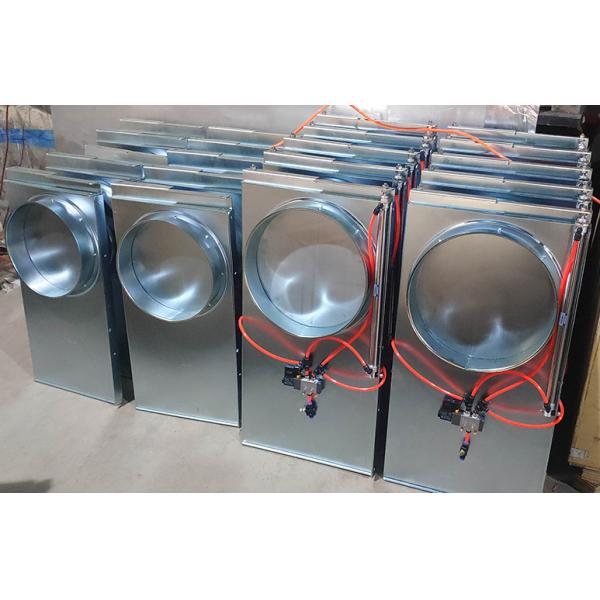 Демфер демферов зоны трубопровода Hvac системы 80mm извлечения пыли пневматический сползая