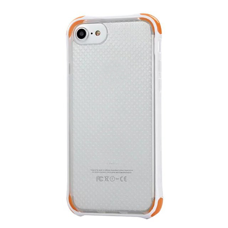 Soft TPU Three-color Anti-drop Mesh Cell Phone Case Back Cover For iPhone 7 6s Plus