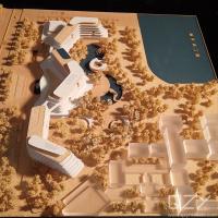 Mini modèles architecturaux en acrylique HSA 1:750 Hôtel Aglile
