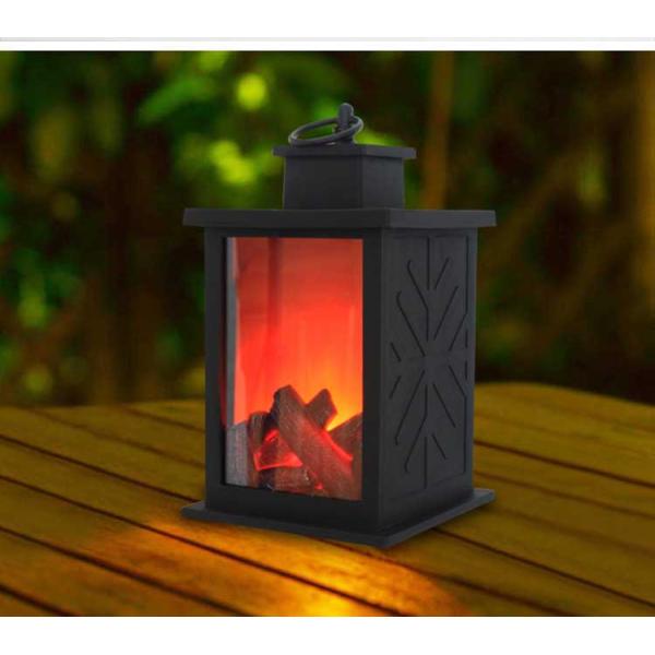 OEM ODM Garden Solar Decorative Lights Flame Lanterns For Outdoor Camping