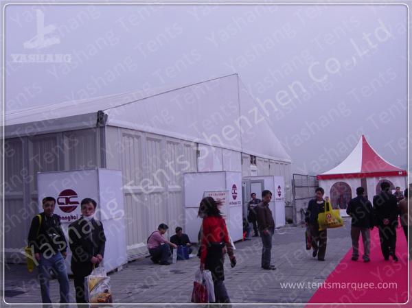Glass Doors Aluminum Structure Tent Marquee Big Marquee Hire 40x100 M 4000 Sqm