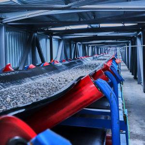 Mining And Cement Heavy Duty Belt Conveyor Systems Bulk Material Handling