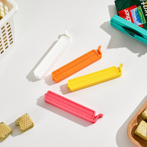 Custom logo plastic closing clips food snack bag storage sealing clip, tea bag moisture-proof clip