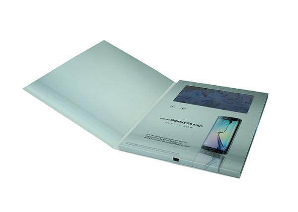 Metal Business Promotional Video Cards That Can Play Voice , Screen Size 2.4/4.3/5/7/10.1