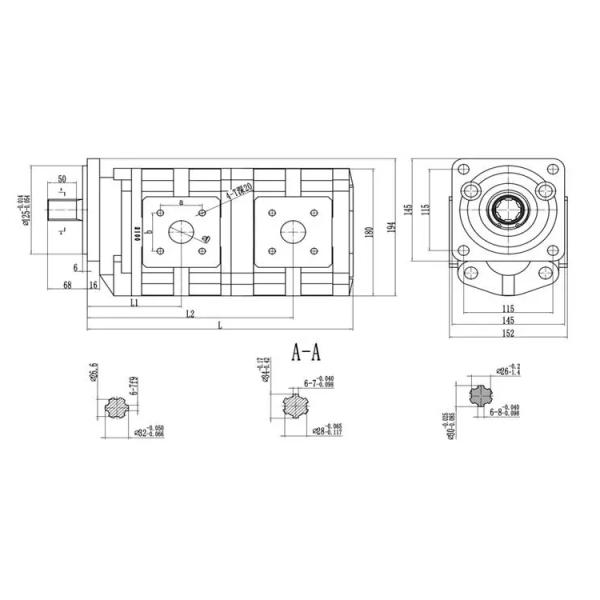 Other Displacement CBGj Series Hydraulic Pump for Standard Wheel Loader and Excavator