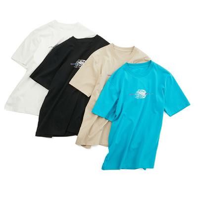 Knitted Fabric Custom Women'S T Shirts Oversized Heavy Weight 170-210Grams