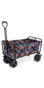 Foldable Bike Cargo Trailer with Bike Hitch, Bicycle Wagon Trailer with 16