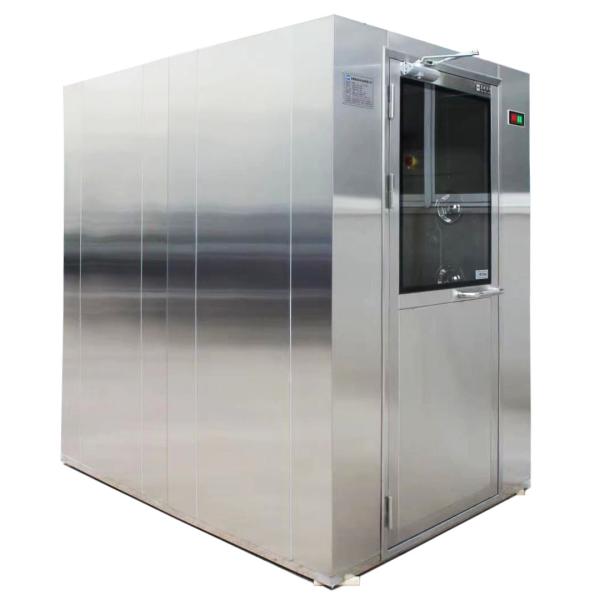 1.1KW 220V aire limpio en la ducha de acero inoxidable completo doble puerta automática de aire gabinete de ducha