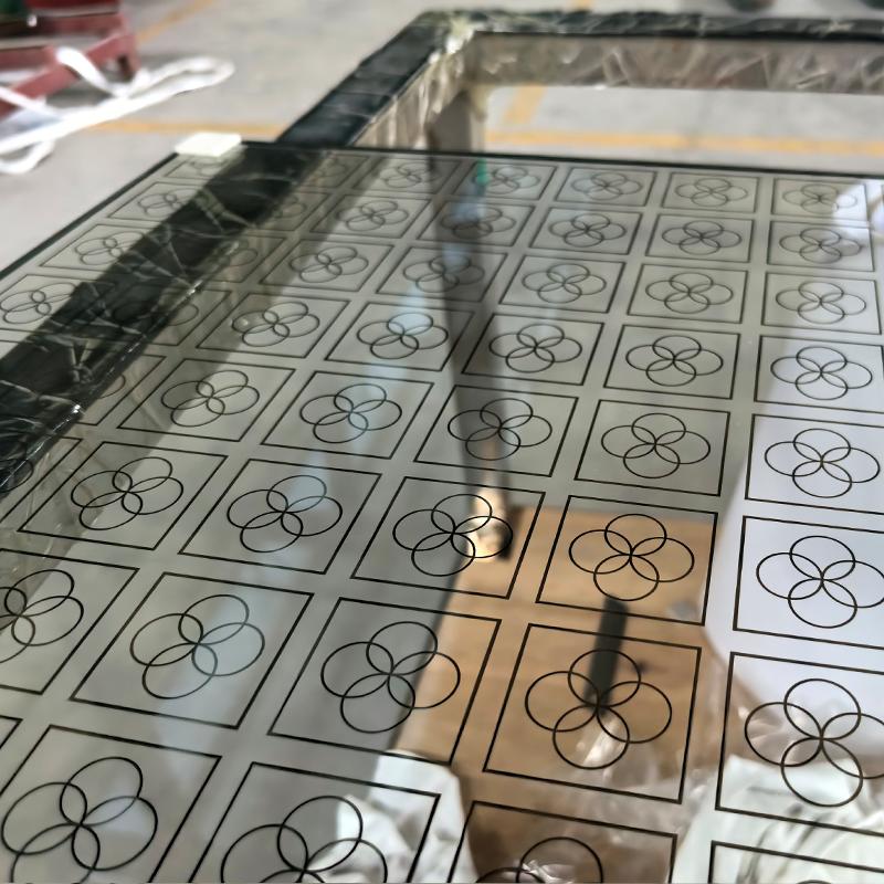 Screen Printed Art Decorative Glass For Interior Decoration