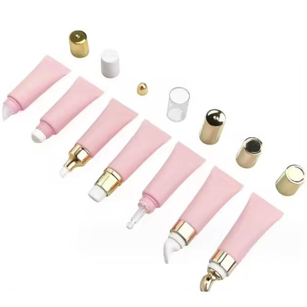 Customized Color Lip Balm Tube Squeeze Packaging Plastic Empty Cosmetic Tube Packaging