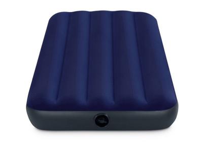 Flocking Material Blow Up Mattress Double Layer Type Dark Color 14 . 6KG