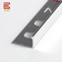 10mm Decorativo Cerâmica Transition Strip Grey Chrome Tile Edge Strip