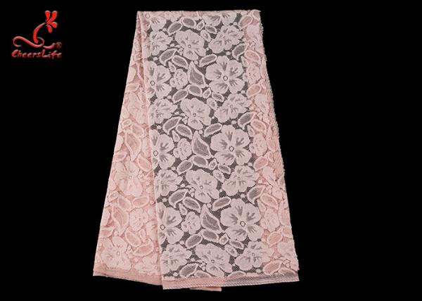 China Factory Wholesale Tricot Lace Fabric Luxury Elegant Allover for Apparels and Garment Dress