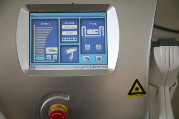 Portable 1600mj Q-switch Nd YAG Laser for Tattoo Removal / Birth Mark Removal