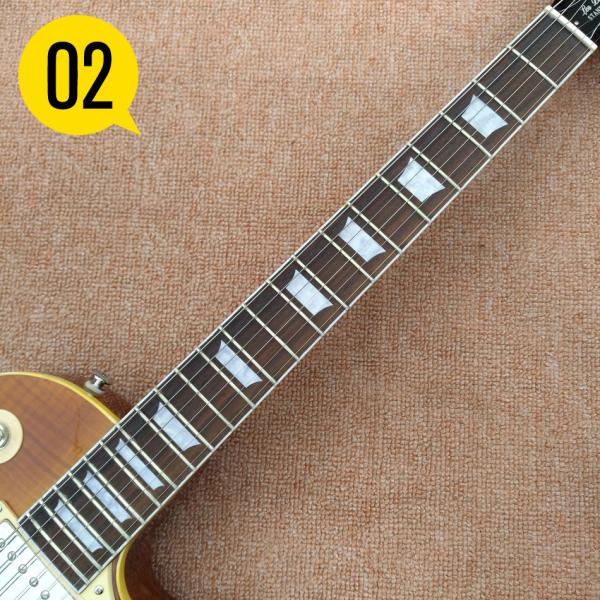 NEW 1959 R9 les Tiger Flame paul electric guitar Standard LP 59 electric guitar