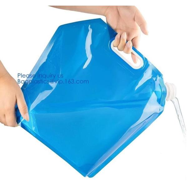 Биодеградабле жидкостная упаковывая таможня мешка доказательства утечки изготовленная на заказ сумка питьевой воды спорт сумки воды 1 галлона складная