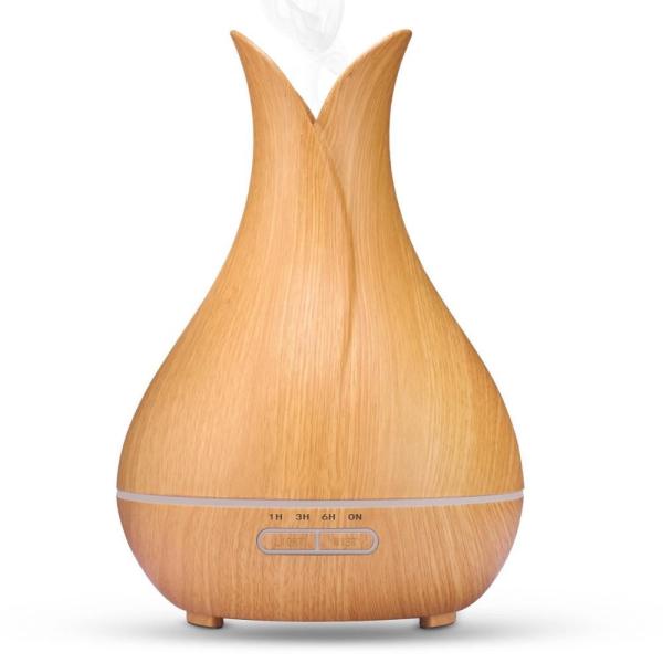 Essential Oil Diffuser 400 ml for longer Mist - Cool Mist Aromatherapy with 7 changing Colored LED Lights GK-YX-088