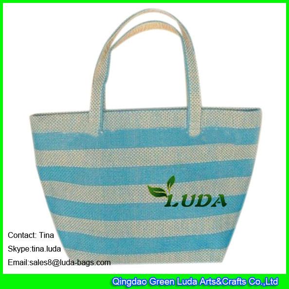 LUDA mid size wholesale handbag cheap beach paper straw bags