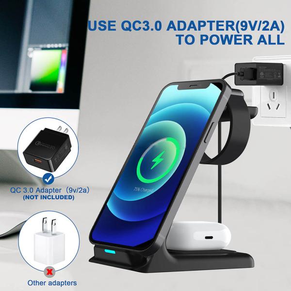 Fast Charging 10w Wireless Charging Stand