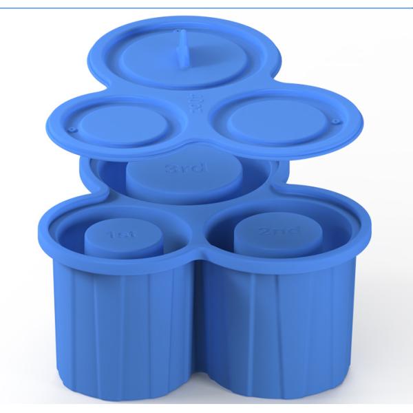 Easy Fill Release Tumbler Ice Mold for 20-40 oz Cups Sustainable and Silicone Material