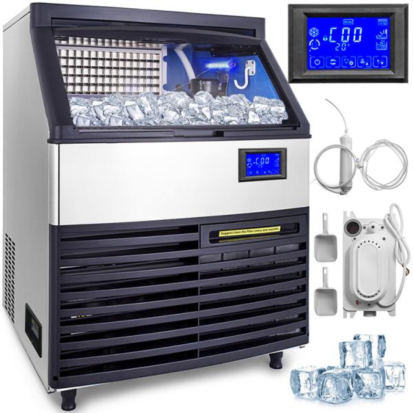 Stainless Steel R401A Block Ice Maker Machine 60kg Air Cooling