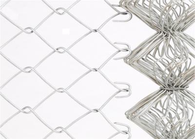 Diâmetro galvanizado do painel 2mm da cerca do elo de corrente da terra de esportes para a proteção da segurança