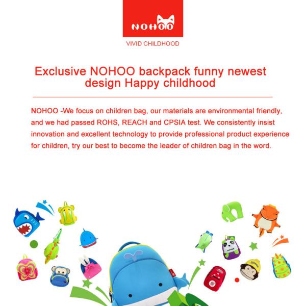 Cartoon Style Toddler Animal Backpacks , Cute Preschool Backpacks