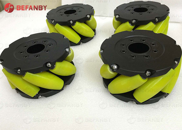 6-дюймовые сверхмощные колеса Mecanum для логистической тележки