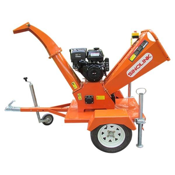 Loncin B&S Gasoline chipper shredder machine commercial Atv Drum Log 15hp