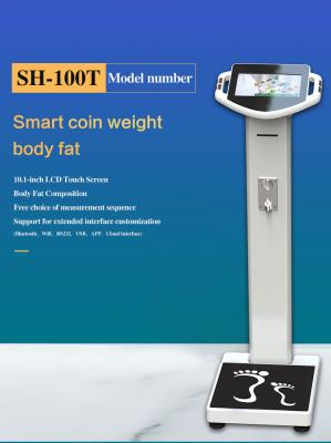 10.1 Inches Touch Lcd Screen Body Composition Analyzer Machine Luggage