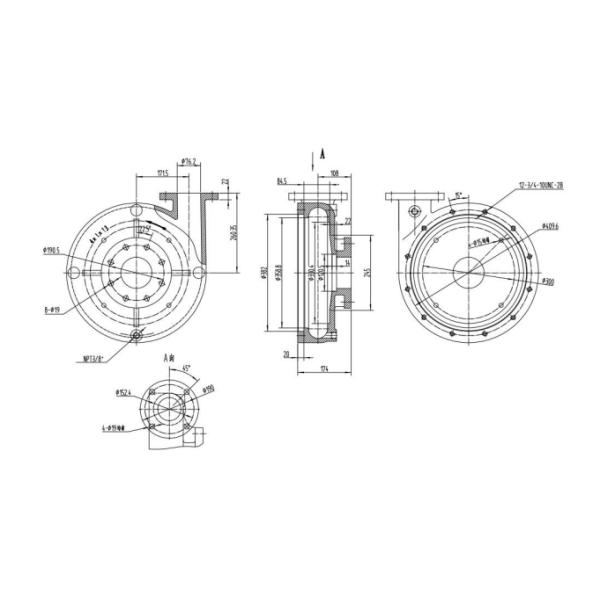 G0006026 Mission Pump Spare Parts HOUSING ASSEMBLY, 4 X 3 X 13