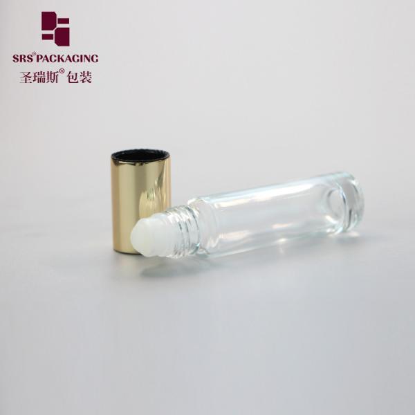 Wall Glass Roll On Bottle for Anti Acne Skincare Essence - No Leakage