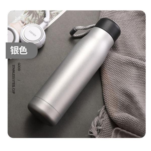 Insulated Water Bottle – 20oz Triple Wall BPA-Free Leak-Proof Stainless Steel Thermos For Hot & Cold Drinks – Reusable Water Bottle Ideal For Work Sports Travel & School