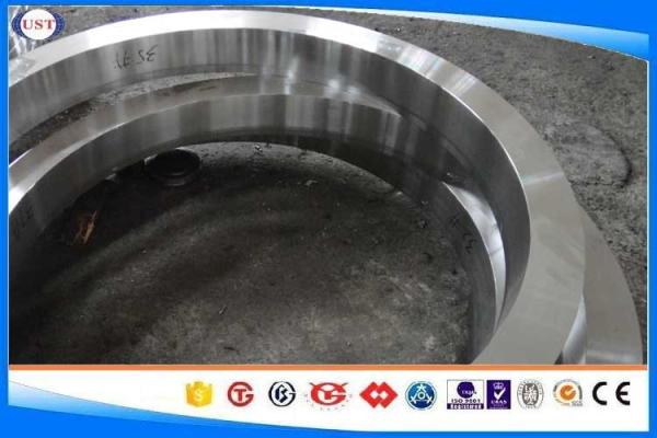 Black Surface 316L Stainless Steel Forged Rings Hot Forged Technique