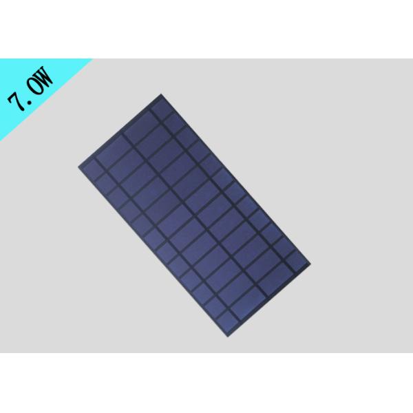 Customized 7W Small Monocrystalline Solar Panels PET Surface For Sensor LED Lighting