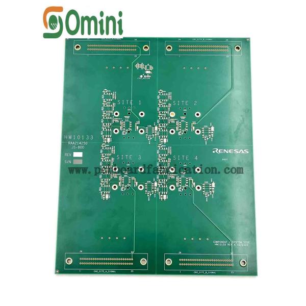 Fabrication multicouche de carte PCB de l'ENIG de 6 de couche de carte PCB services médicaux d'Assemblée