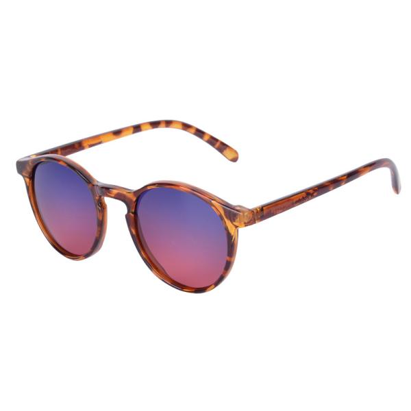 Os óculos de sol do estilo de vida da forma redonda personalizaram lentes da visão de Hd do revestimento de espelho do logotipo