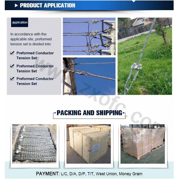 Таблетированный спиральный кабель Adss мертвого конца сжатий Гай штуцеров
